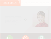 Tablet Screenshot of claudiablack.com